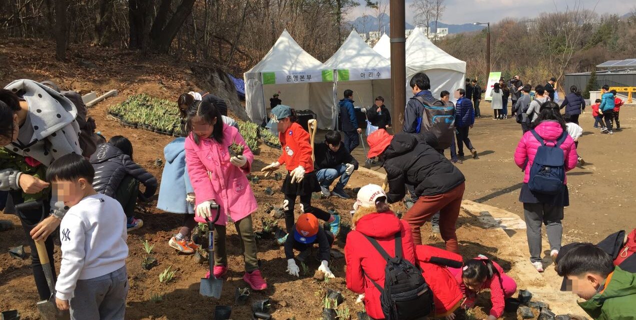 서울 노원 식목일 나무심기 행사 개최