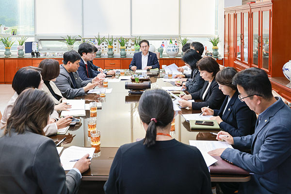 광주시의회, 특별대책지역 수질보전정책협의회 간담회 개최