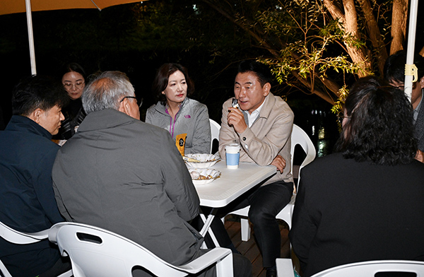 의정부시, 장암메밀꽃마을축제 활성화를 위한 중랑천 티타임 개최