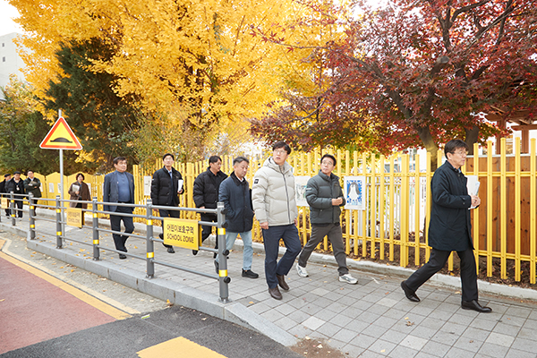 용인특례시의회, 도시건설위원회 행정사무감사 현지 확인