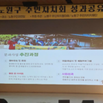 서울시 노원구 2024년 주민자치회 활동을 되돌아보고 성과를 공유회 시간을 가졌다.