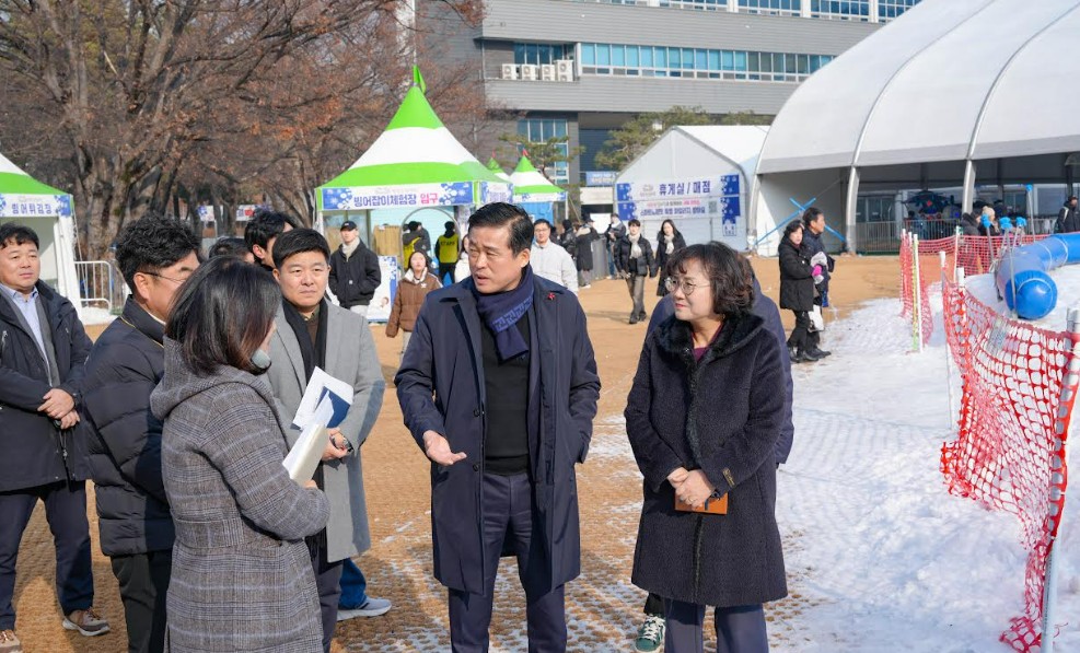 손영준 노원구의장, ‘노원 눈썰매장’ 구민 안전 관련 현장 점검