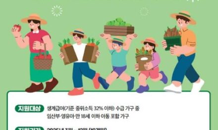 서울 노원구, 저소득 가정 임산부, 아동 위한 농식품 바우처 제공