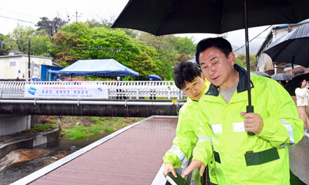 의정부시, 호원천 생태하천 복원사업 현장 점검