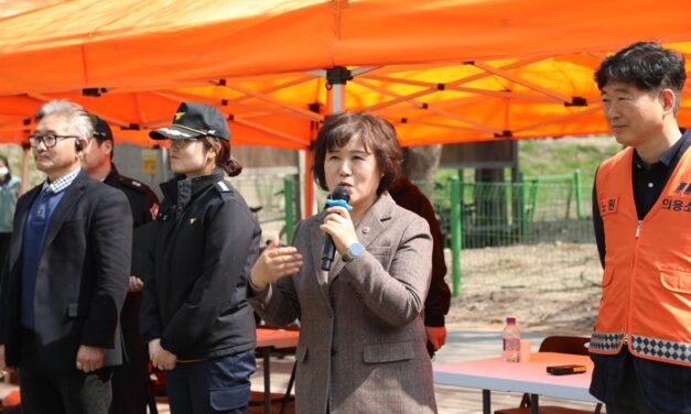 서울시 봉양순 시의원, 입주민과 함께하는 소방훈련교육’실전 현장 참여