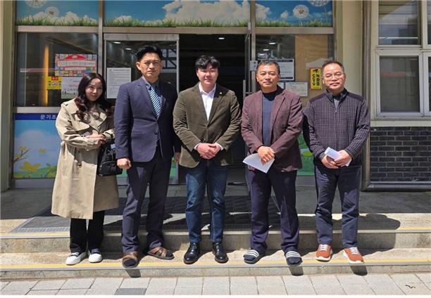 안성시의회, 최승혁 의원 문기초등학교 시설 개선 위한 간담회 개최