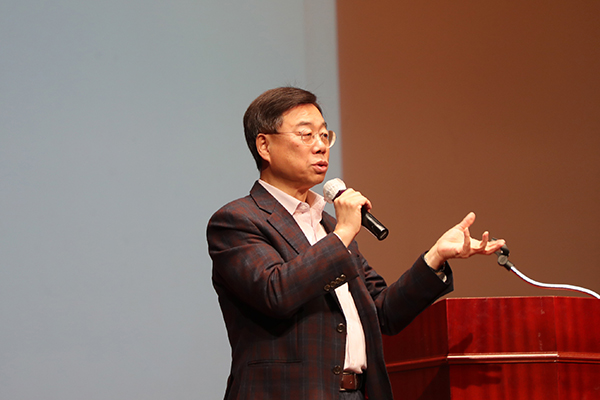 신상진 성남시장, 성남시분당시니어클럽 노인일자리 참여자 소양교육 참석