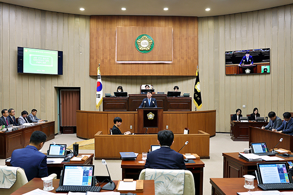 의왕시의회, 서창수 의원“의왕시 지하 안전 관리 강화를 위한 선제적 대응 촉구”