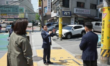 안복동 노원구의원, 어린이 보호구역 안전 강화 및 주민 건강 증진 위한 현장 소통 행보