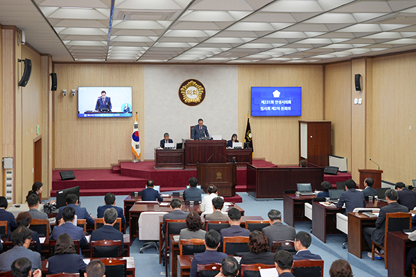 안성시의회,‘용인 반도체클러스터 상생협약 파기 촉구 결의안’만장일치 채택