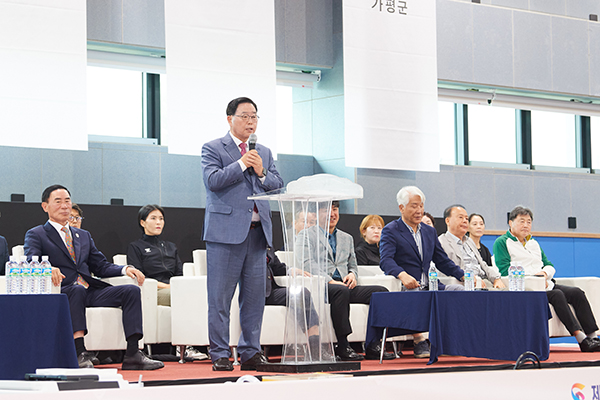 강수현 양주시장, ‘제71회 경기도체육대회’ 유도 개회식 참석 및 참가 선수단 격려