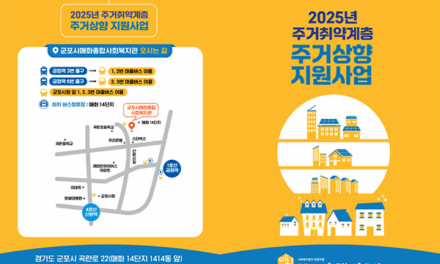 군포시, 주거취약계층 주거상향 지원사업 찾아가는 이동상담소 본격 운영