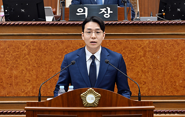 의정부시의회, 정진호 의원“ 걸핏하면 바꾸는 공여지 개발, 공론화가 답입니다 ”