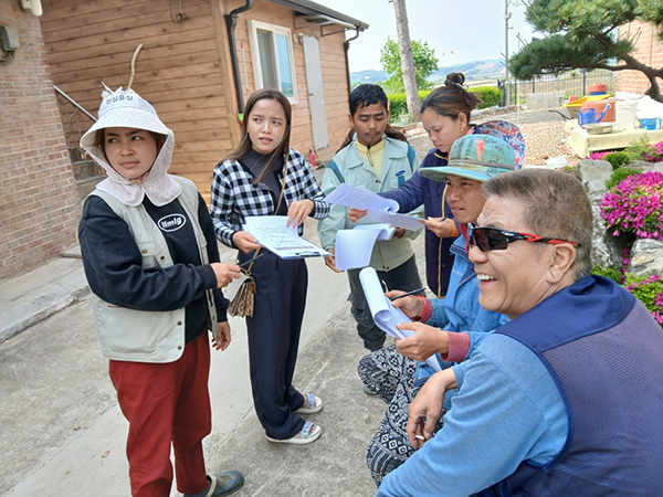 연천군, 외국인 계절근로자 및 농가주 지도·점검