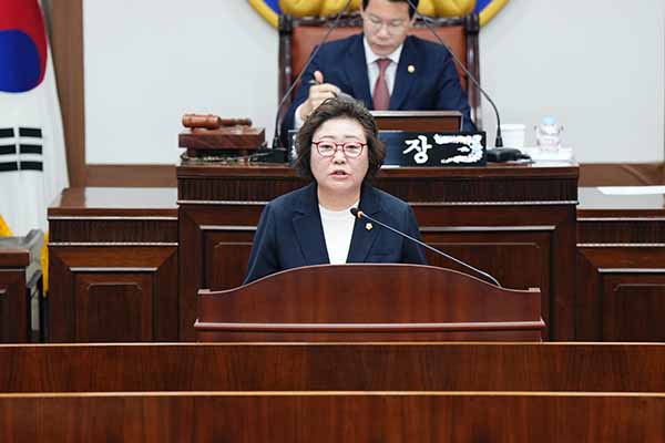 포천시의회, 조진숙 의원, 5분 발언 통해“사회적 약자 복지예산 축소와 미비한 편의시설 개선 시급” 강조
