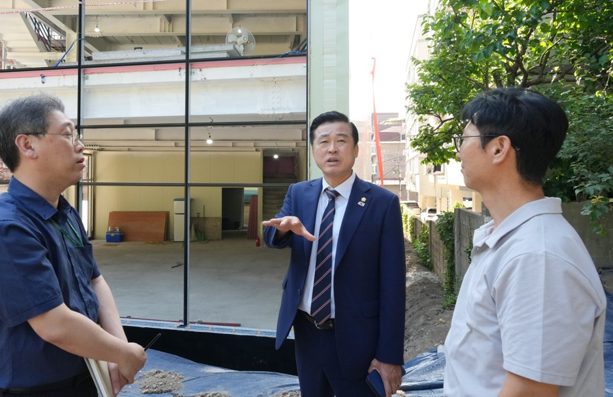 손영준 노원구의장, 민원해결 현장 확인 및 후속 조치 위해 재방문