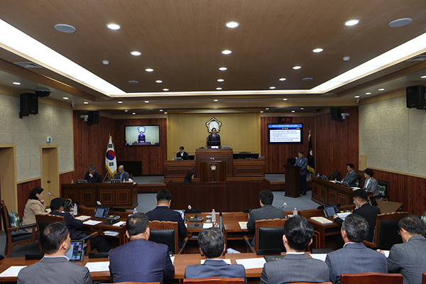 가평군의회, 제331회 제1차 정례회 개회