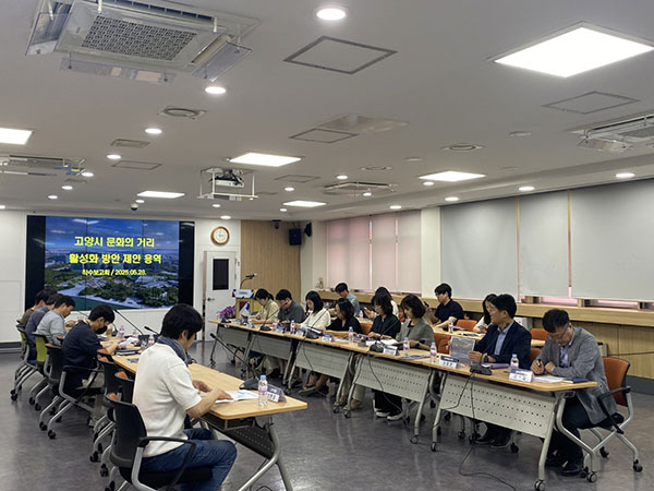 고양특례시, ‘문화의 거리’ 활성화 방안 제안 용역 착수