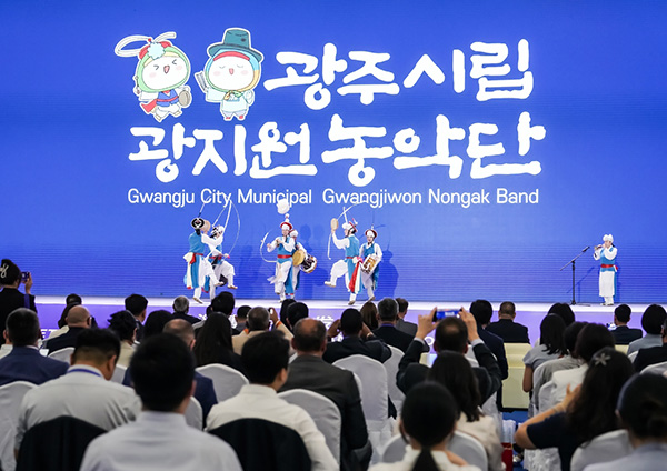 광주시립광지원농악단, 중국 쯔보시에서 한국 전통문화의 진수 선보여