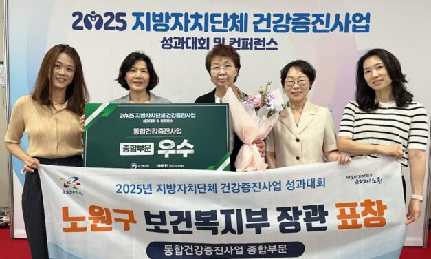 노원구, 지방자치단체 건강증진사업 종합부문 ‘우수’