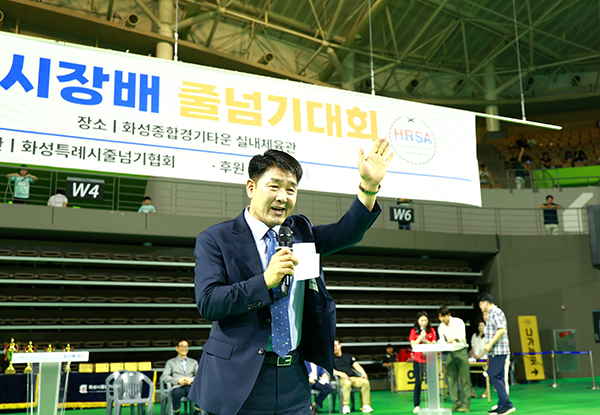 화성특례시의회, 제6회 화성특례시장배 줄넘기대회 참석