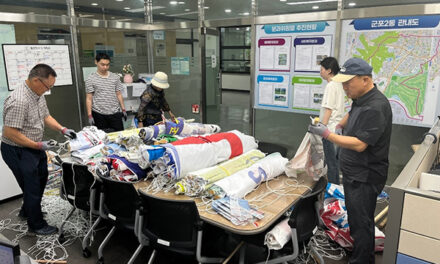 군포시, 폐현수막 무상제공 통해 자원 재활용 앞장서