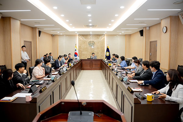 남양주시의회, 현안사항 보고회 및 전체의원 간담회 개최