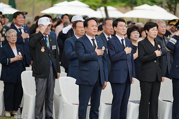오산시, 유엔군 스미스부대 추도식 엄수
