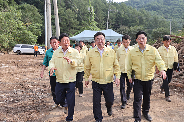 가평군, 호우피해 군민께 위로 복구지원 손길에 깊은 감사 전해