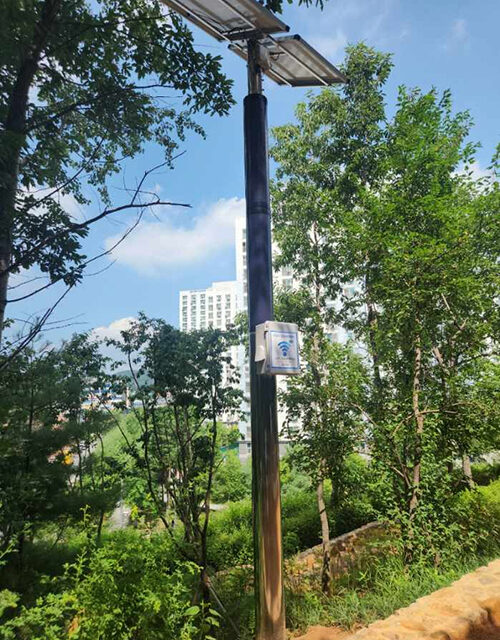 구리시, 갈매동 협동공원 전국 최초 태양광 스마트 폴대 공공 와이파이’설치