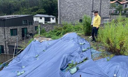 남양주시, 오남읍 폭우로 인한 수해 취약지역 현장점검