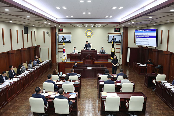 광명시의회, 제295회 임시회 폐회