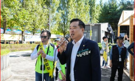 손영준 노원구의장, 흰지팡이의 날 기념 “시각장애인 걷기대회” 참석