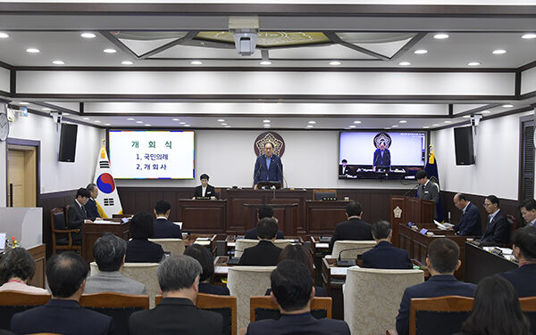 동두천시의회, 제341회 임시회 개회