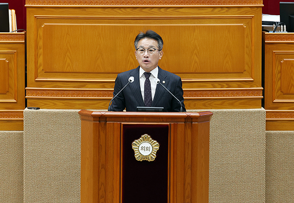 안양시의회, 김주석 의원  인덕원 경로당 기부채납 문제 관련 안양시 행정 실책 질타
