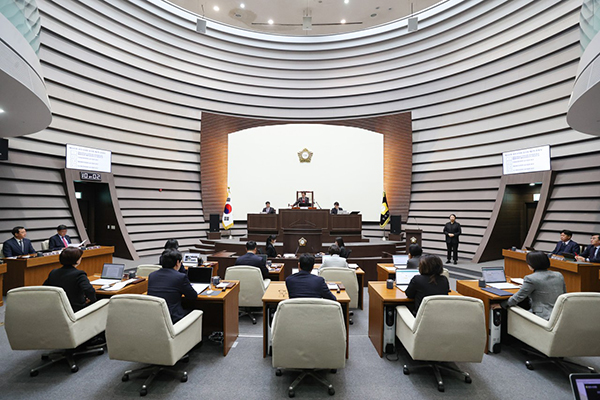 광주시의회, 제321회 제2차 정례회 개회 내년 본예산 등 처리