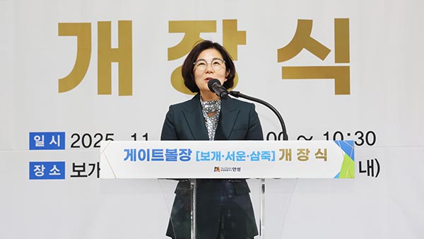 안성시, 대설 피해 게이트볼장(보개 서운 삼죽) 개장식 개최