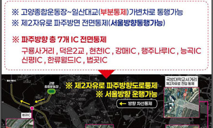 고양특례시,‘2025 손기정 평화마라톤대회’로 16일 제2자유로 교통통제