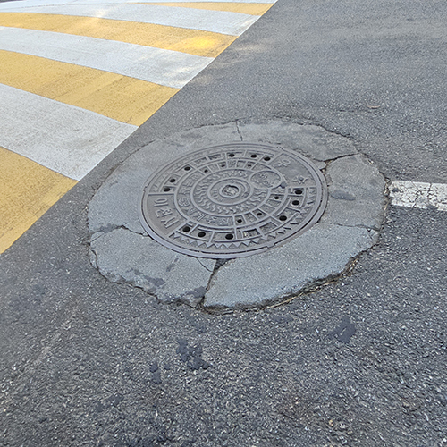 이천시, 설봉공원 노후 맨홀 정비 실시