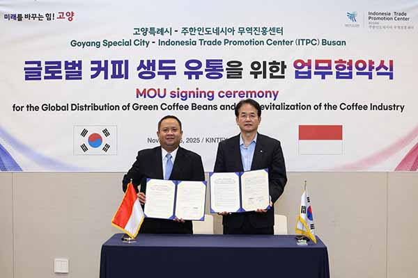 고양특례시–인도네시아, 커피 생두 및 농식품 무역 협력에 맞손