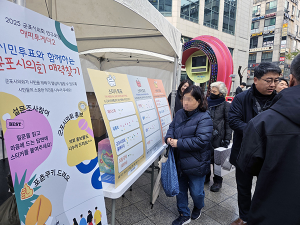 군포시의회, ‘시민이 느끼는 의회’ 조사