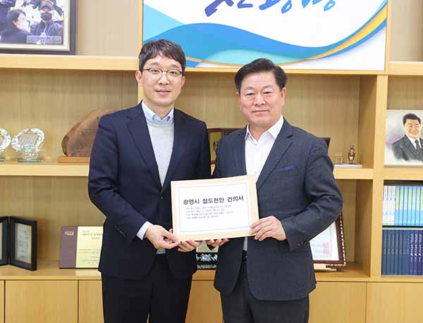 박승원 광명시장, “신천-하안-신림선 신속 추진 경기도가 힘 보태달라”