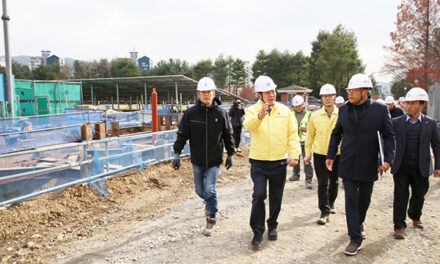 최대호 안양시장, ‘청계통합정수장 고도정수처리시설’ 준공 앞두고 현장 점검