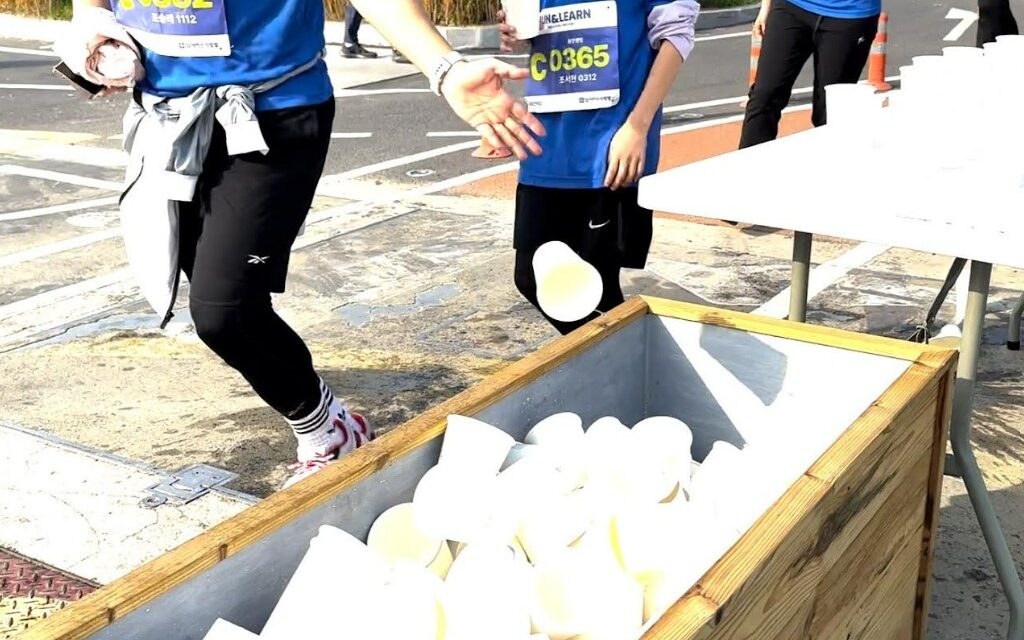 서울노원구 폐기물 대신 새싹으로 월계도서관에 기부된 ‘씨드컵 화분