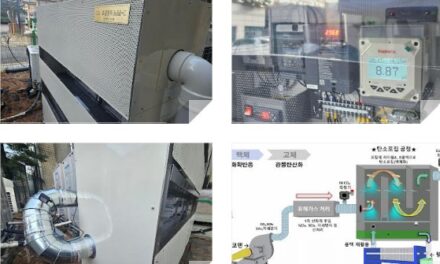 노원구, 전국 지자체 최초 구청사 내 탄소포집장치 시범 운영