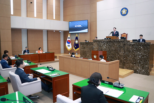 제256회 이천시의회 임시회 개회