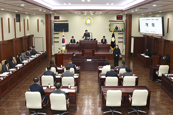 광명시의회, 제297회 제2차 정례회 마무리