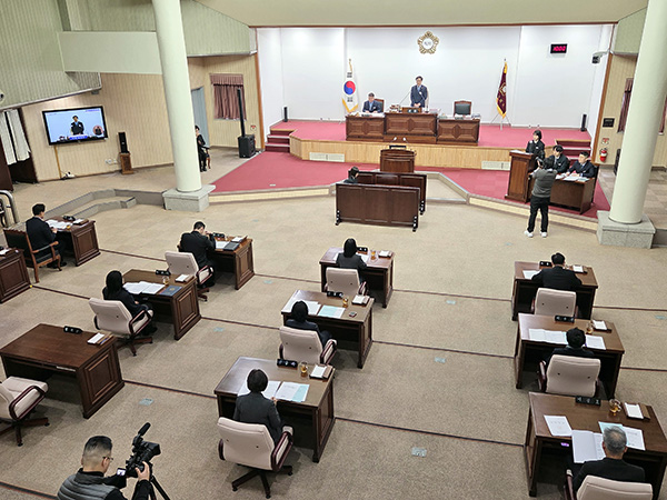 군포시의회, 제285회 정례회 1일 개회