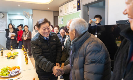 박승원 광명시장, 경청 행정 현장서 민원 해법 올해 마지막 ‘우리동네 시장실’로 일직동 찾아