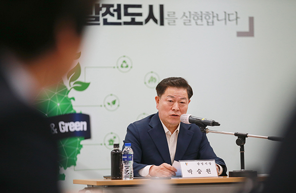 박승원 광명시장 “정부의 주거안정정책, 현장에서 실현돼야” 구름산지구 임대주택용지 인수 촉구